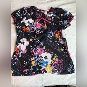 Koi scrub top